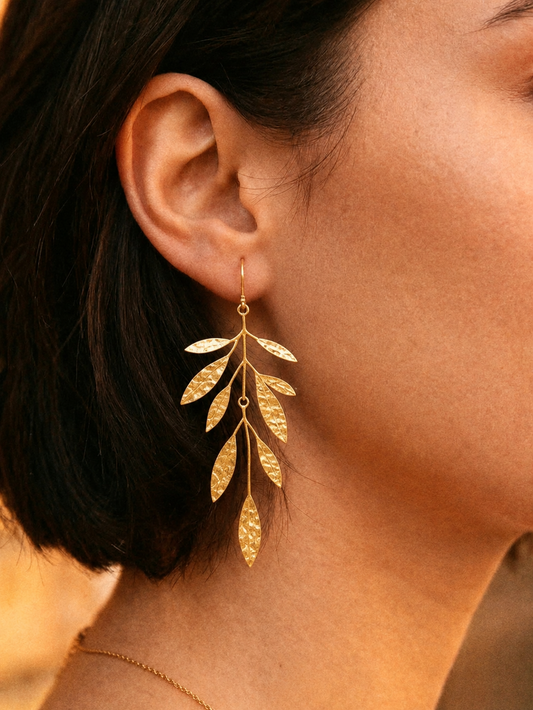 Olivia Earrings in Gold (Grande)