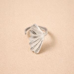 Nature Poetry Ring in Silver