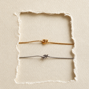 Eternal Knot Necklace in Gold