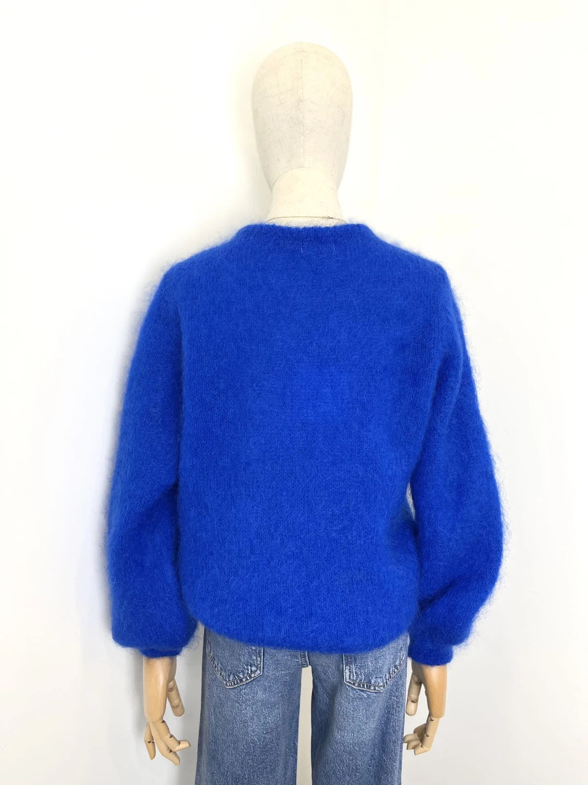 Blue Italian Mohair Jumper