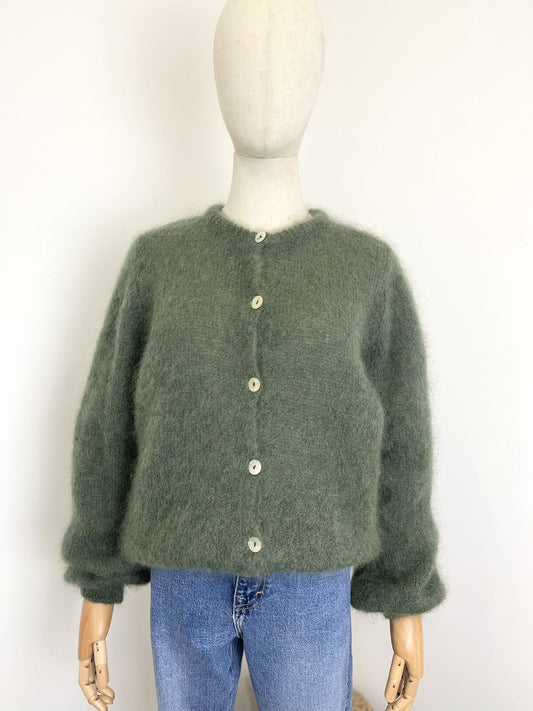 Green Italian Mohair Jumper