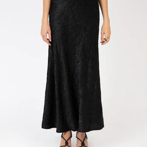 Janina Midi Skirt Black