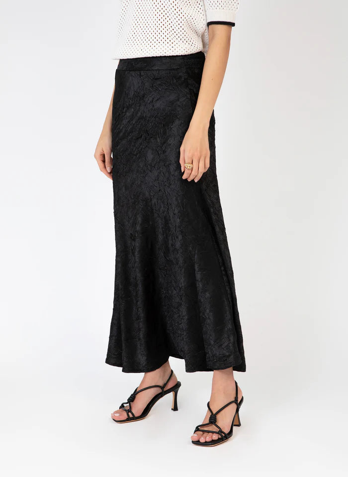 Janina Midi Skirt Black