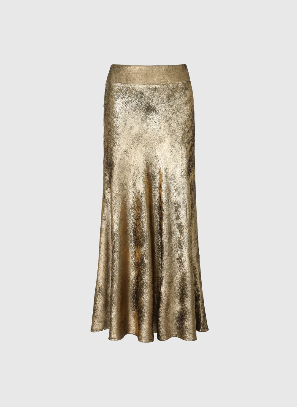 Janyma Bronze Midi Skirt