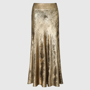 Janyma Bronze Midi Skirt
