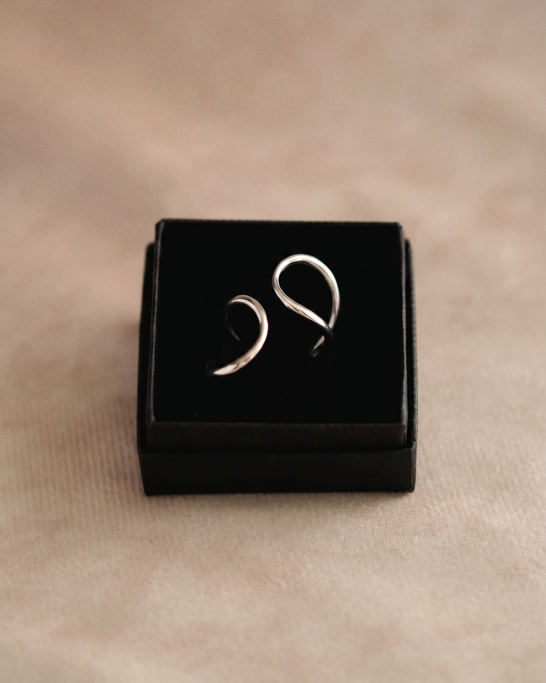 Elise Hugging Ring in Silver