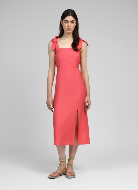 Manta Dress Coral Pink