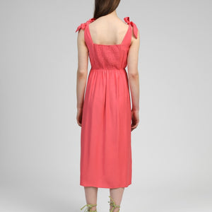 Manta Dress Coral Pink