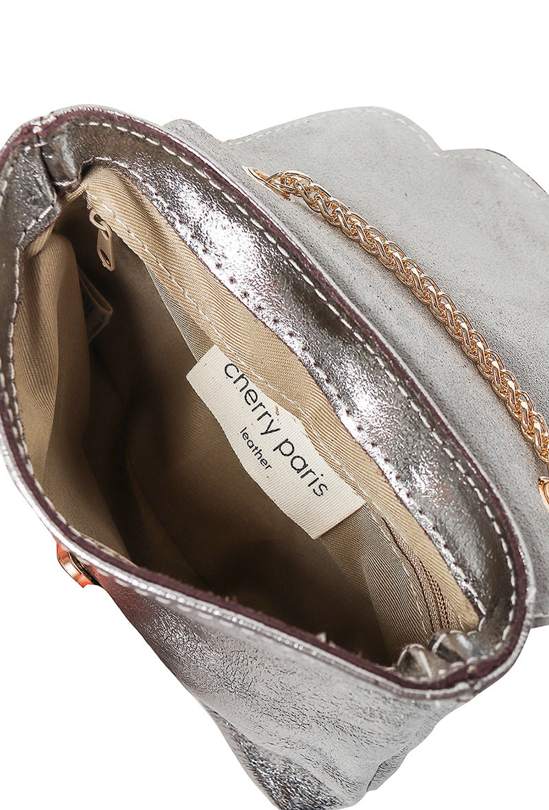 Bronze Leather Handbag