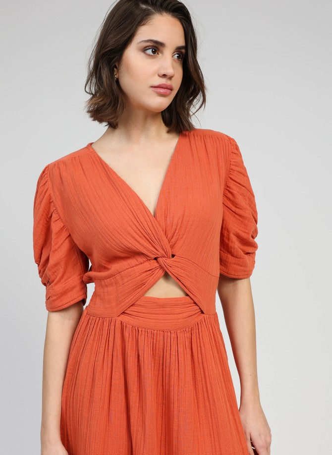 Odouma Dress Terracotta