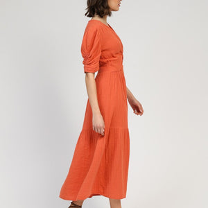 Odouma Dress Terracotta