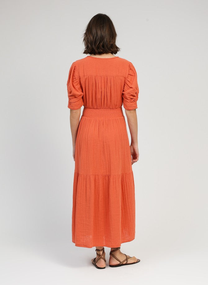 Odouma Dress Terracotta