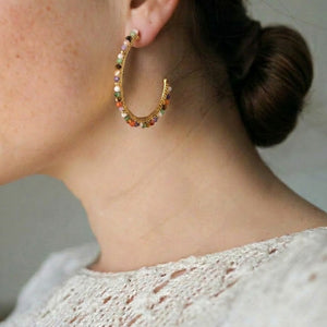 Gemstone Hoops / Multicolour