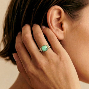 Emilie Green Gemstone Ring