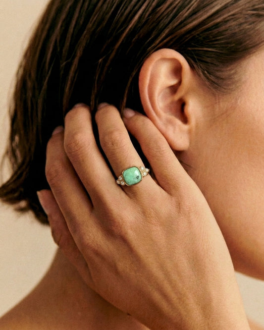 Emilie Green Gemstone Ring