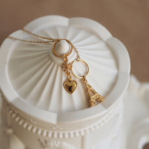 Signature Chain Earrings / Paris Limited Edition in Gold