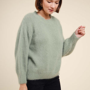 Green Italian Alpaca Jumper