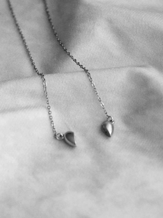 Atlas Magnetic Heart in silver . Free Gift With Any  Purchase . Limited Edition