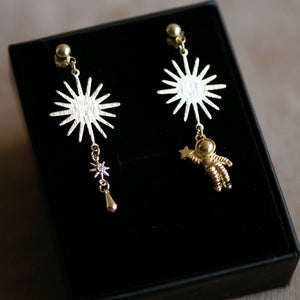 Andrea Atlas SpaceMan Earrings
