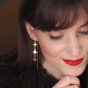 Linea Chain Earrings / Sparkle Limited Collection