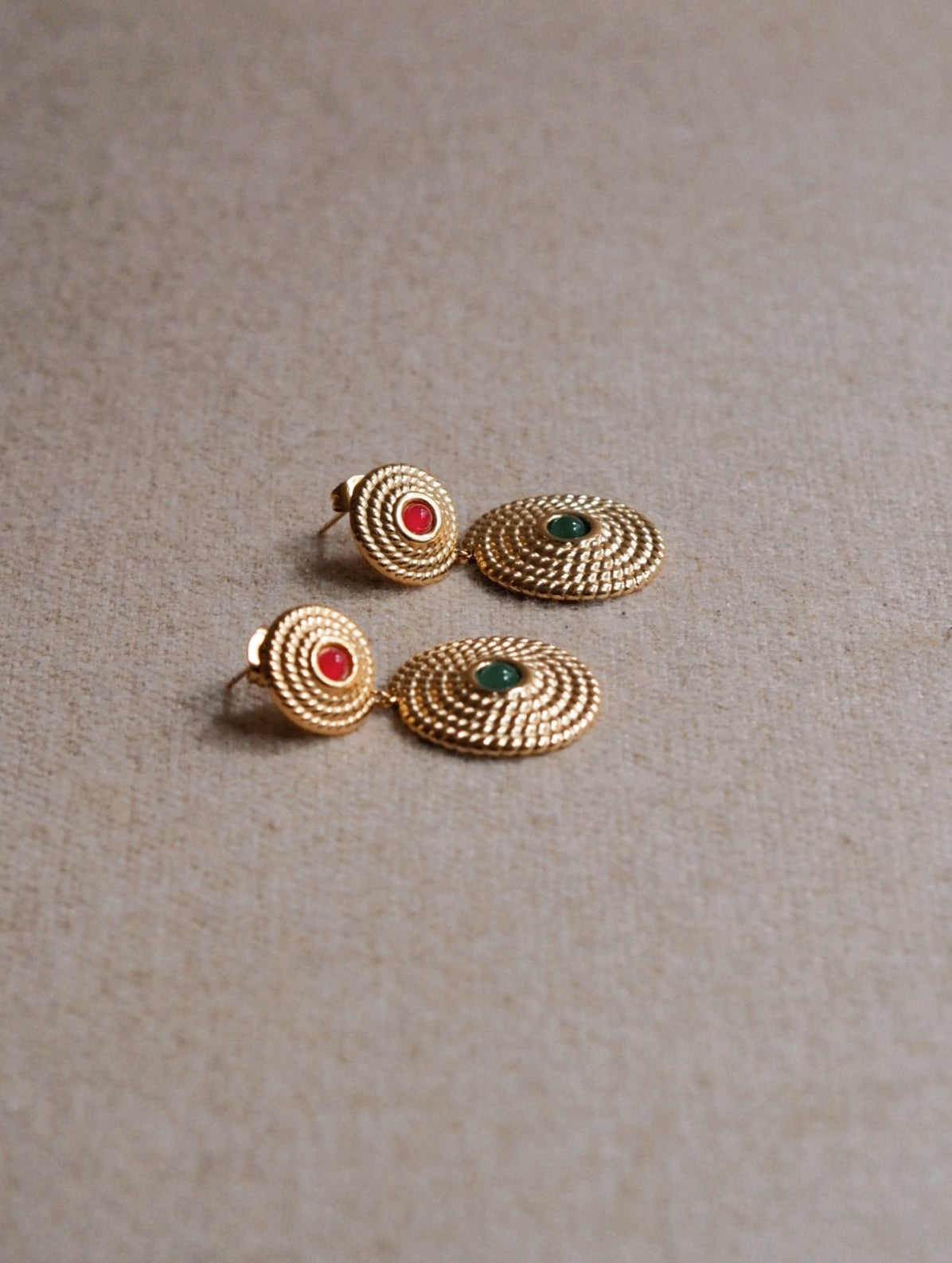 Miriam Disc Earrings