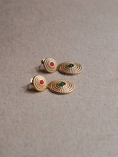 Miriam Disc Earrings