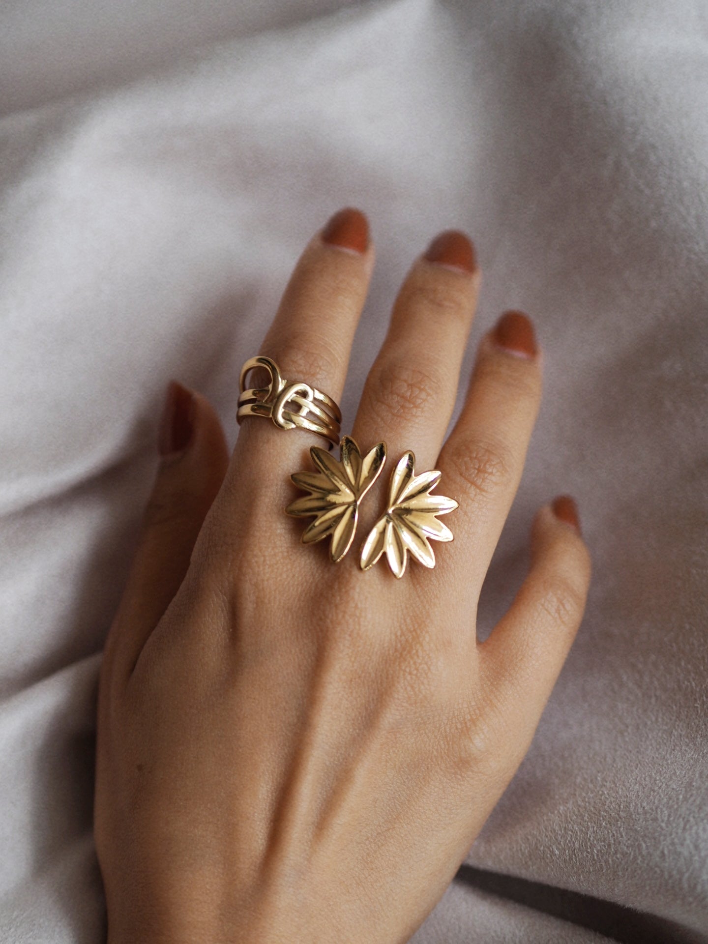 Esme Multi-Line Ring