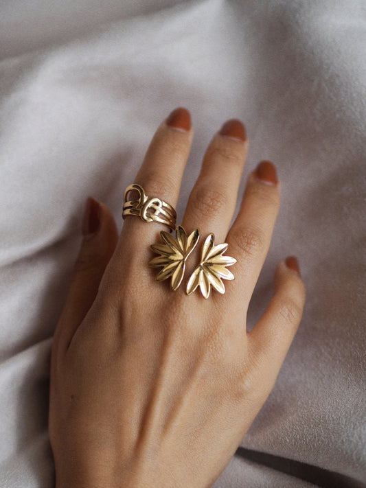 Esme Multi-Line Ring