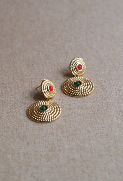 Miriam Disc Earrings