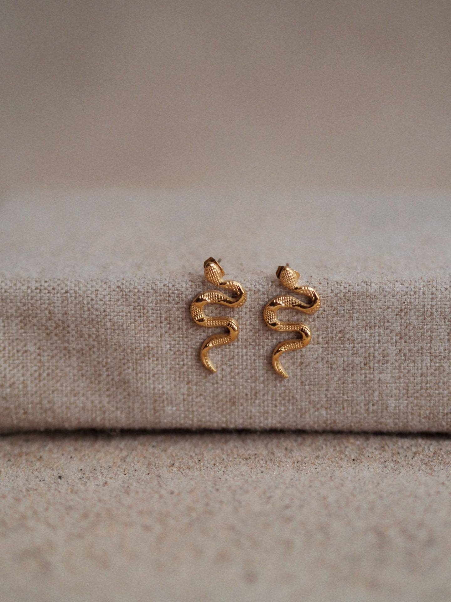 "Dance" Snake Earrings