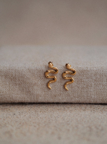 "Dance" Snake Earrings