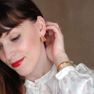 Leonore Gold Beads Earrings
