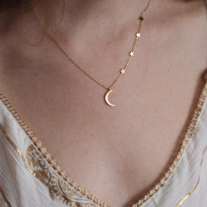 Rhiannon Moon And Stars Necklace