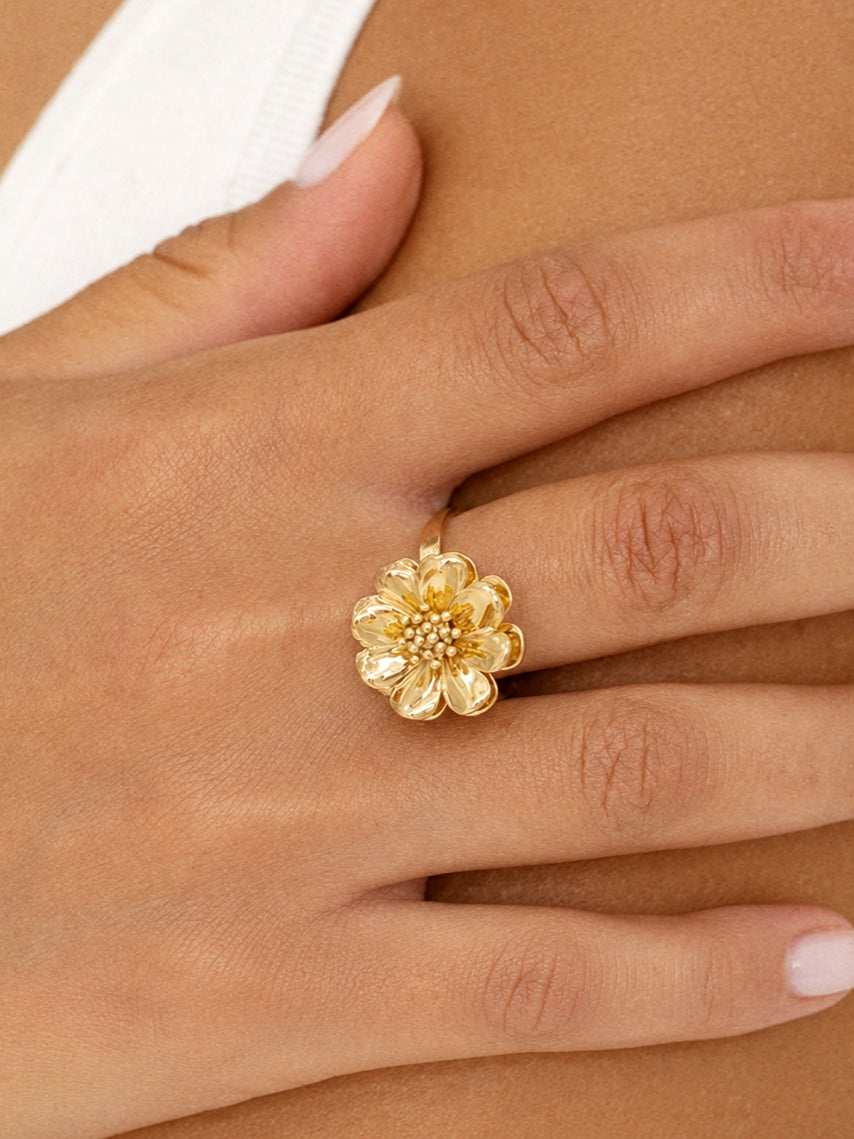 Blossom Unique Spinner Ring