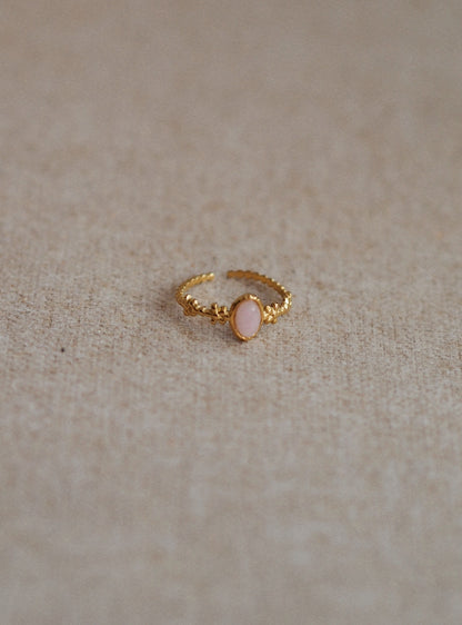 Madeleine Pink Stone Ring