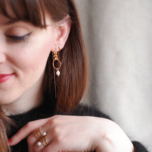 Andrea Atlas Signature Chain Earrings N°7