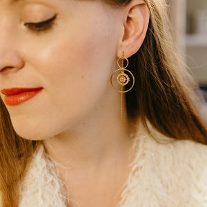 Noctura Chain Earrings / Sparkle Limited Collection