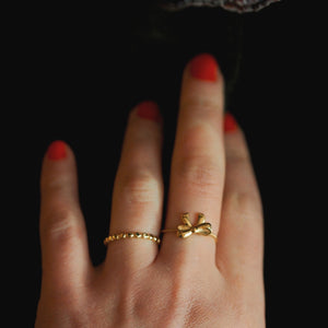 Bow Adjustable Ring