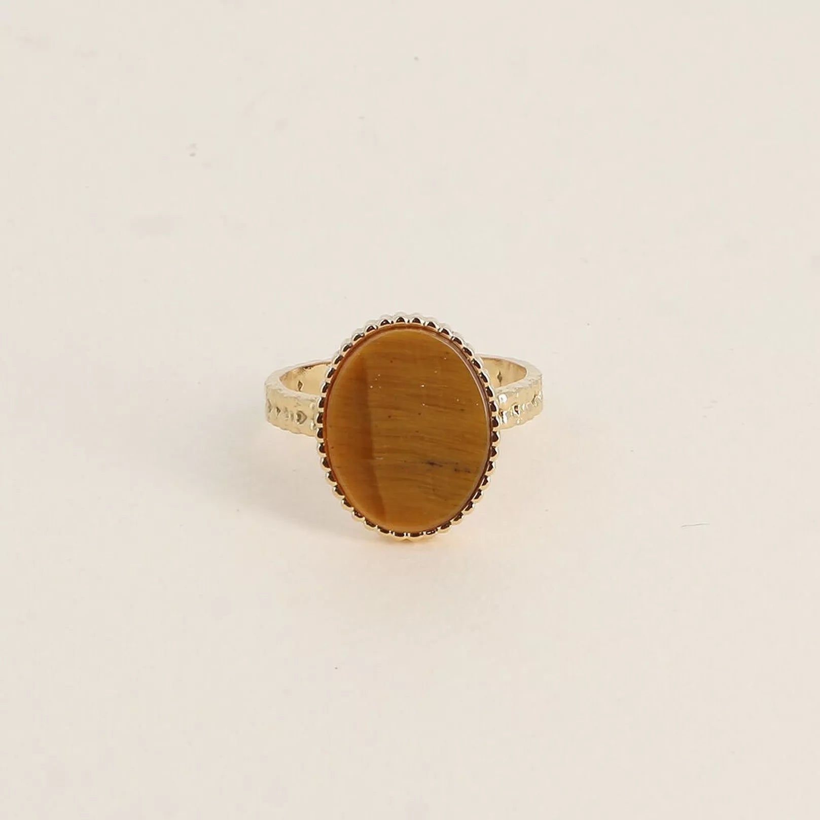 Oval Tiger Eye Ring