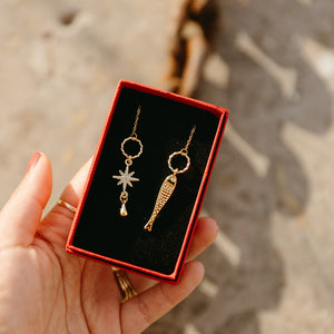 Summer Catch Chain Earrings / N°1