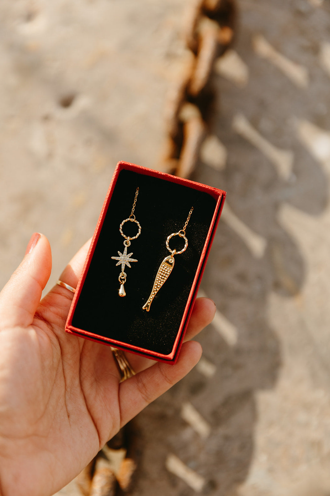 Summer Catch Chain Earrings / N°1