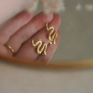 "Dance" Snake Earrings