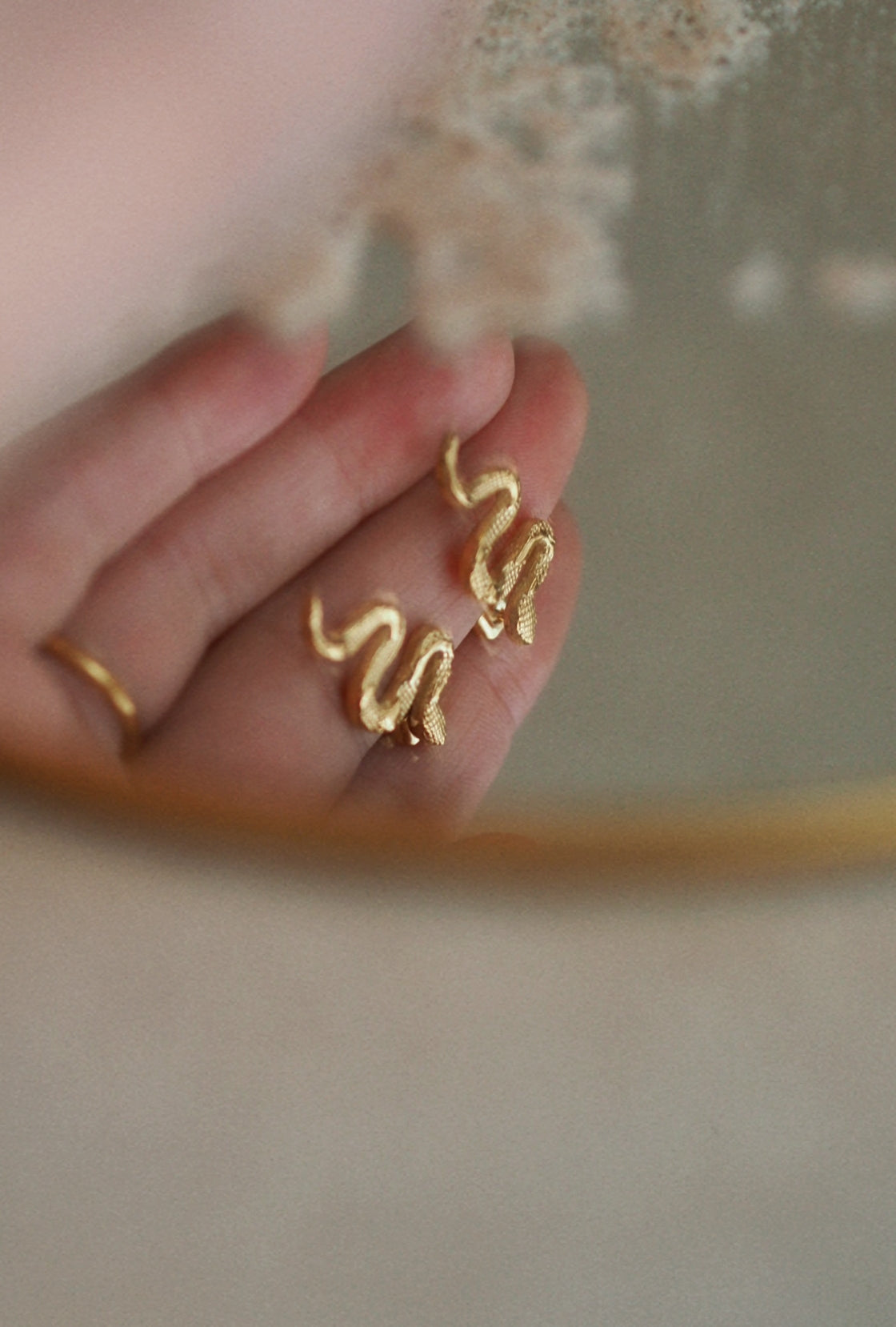 "Dance" Snake Earrings