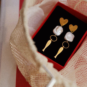 Summer Catch Statement Earrings / N°1