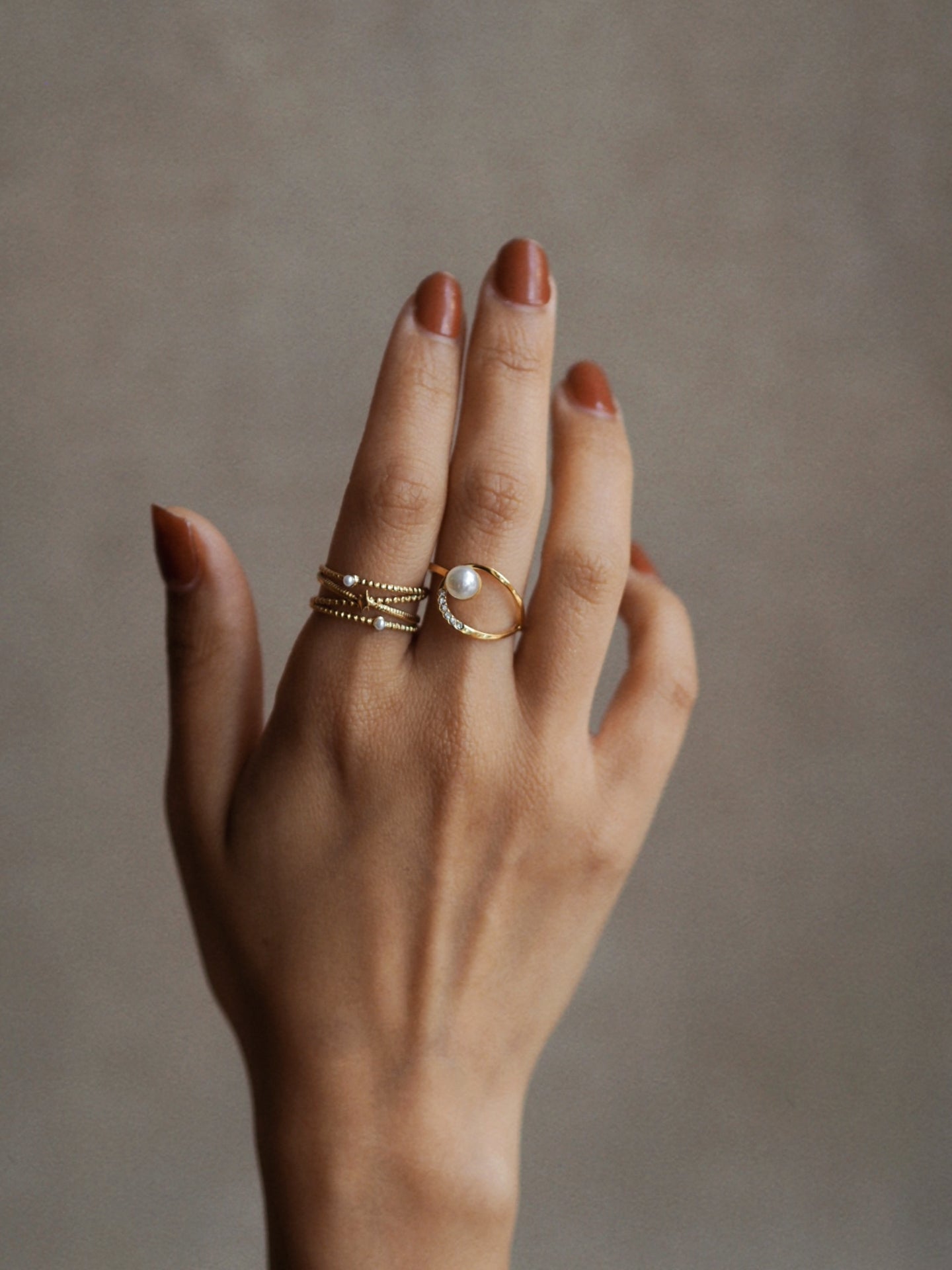 Bella Pearl And Star Ring