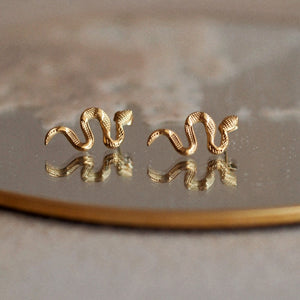 "Dance" Snake Earrings