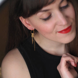 Andrea Atlas Signature Chain Earrings N°56