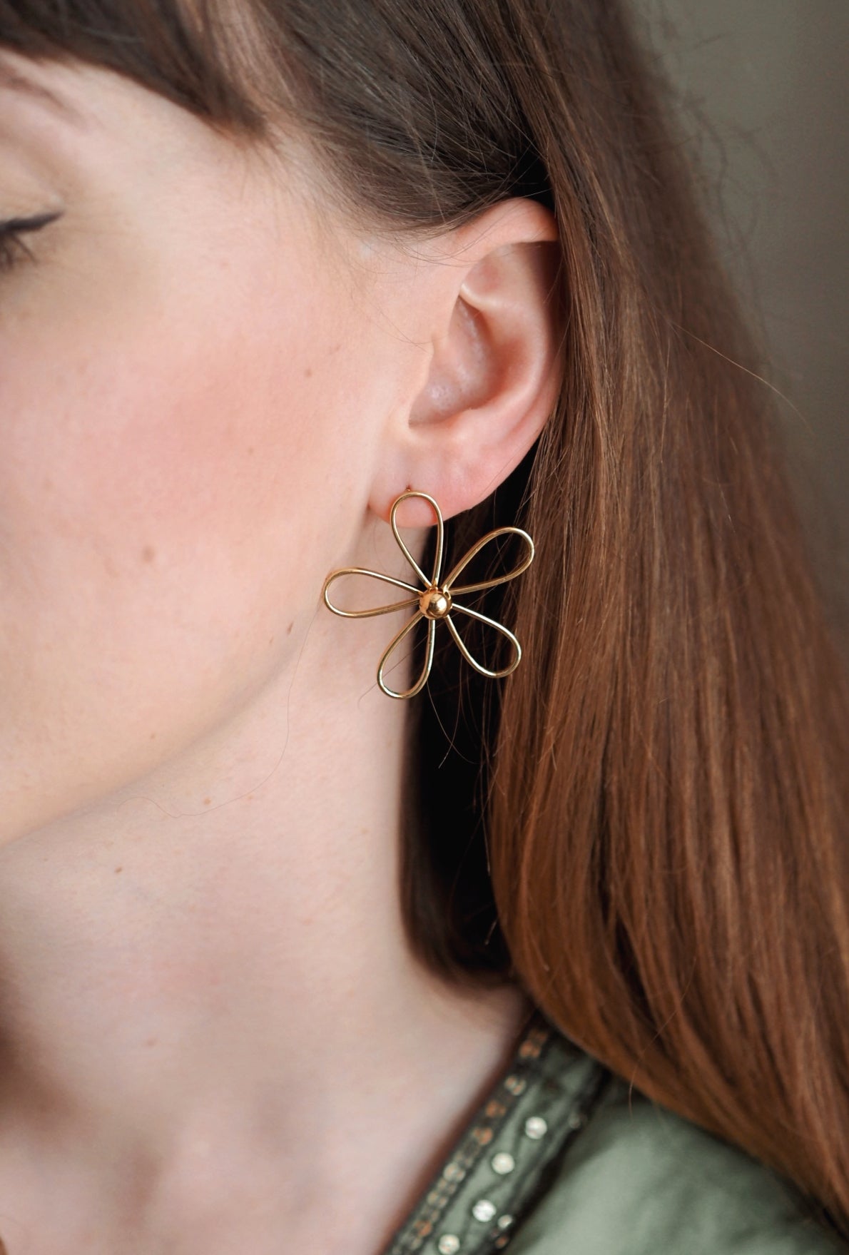 Prudence Flower Earrings