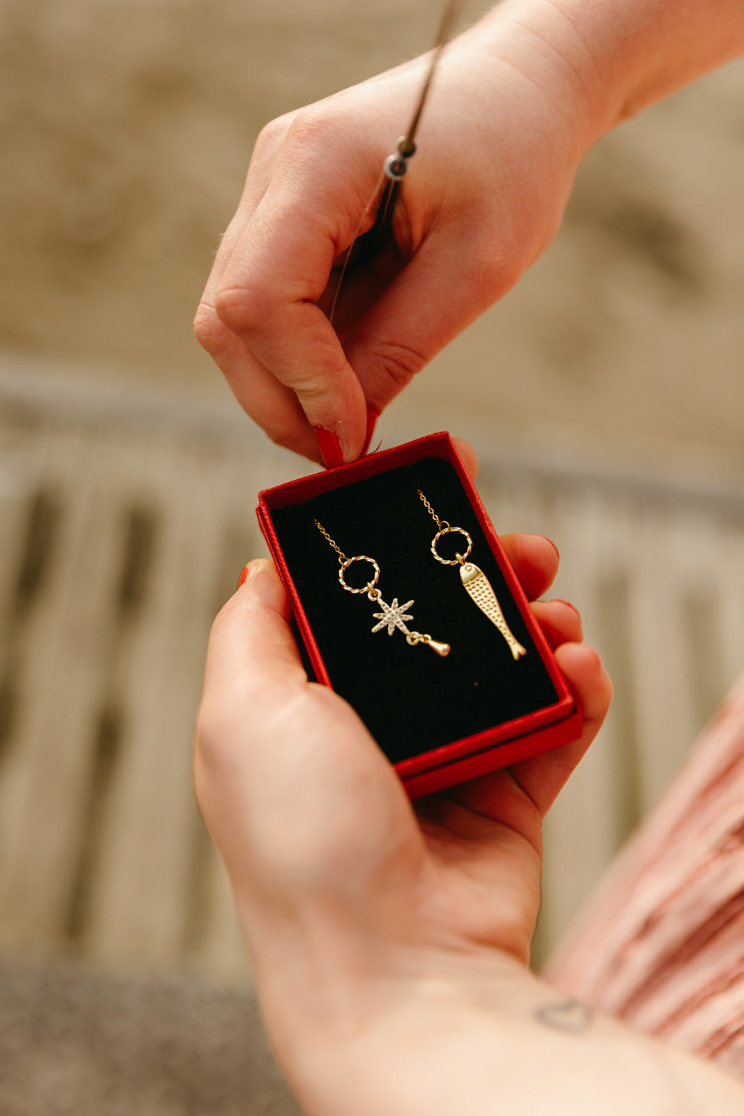 Summer Catch Chain Earrings / N°1