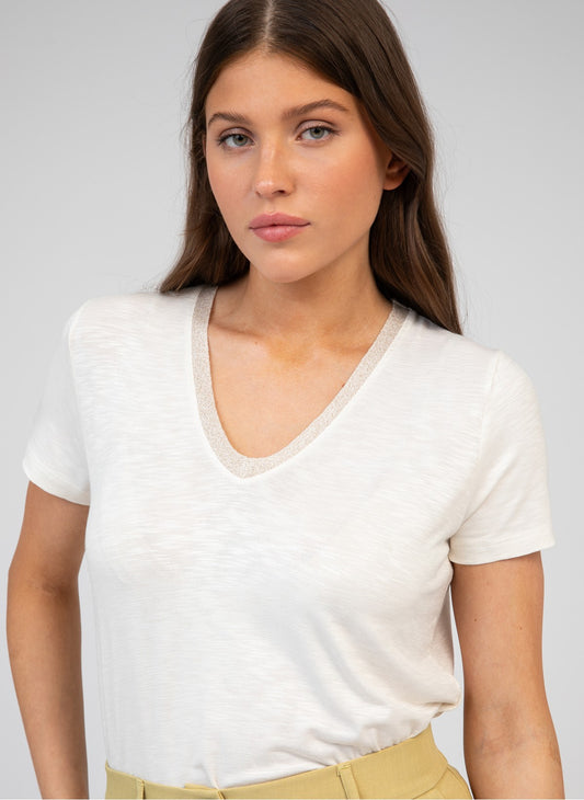 Terry T-shirt Ecru